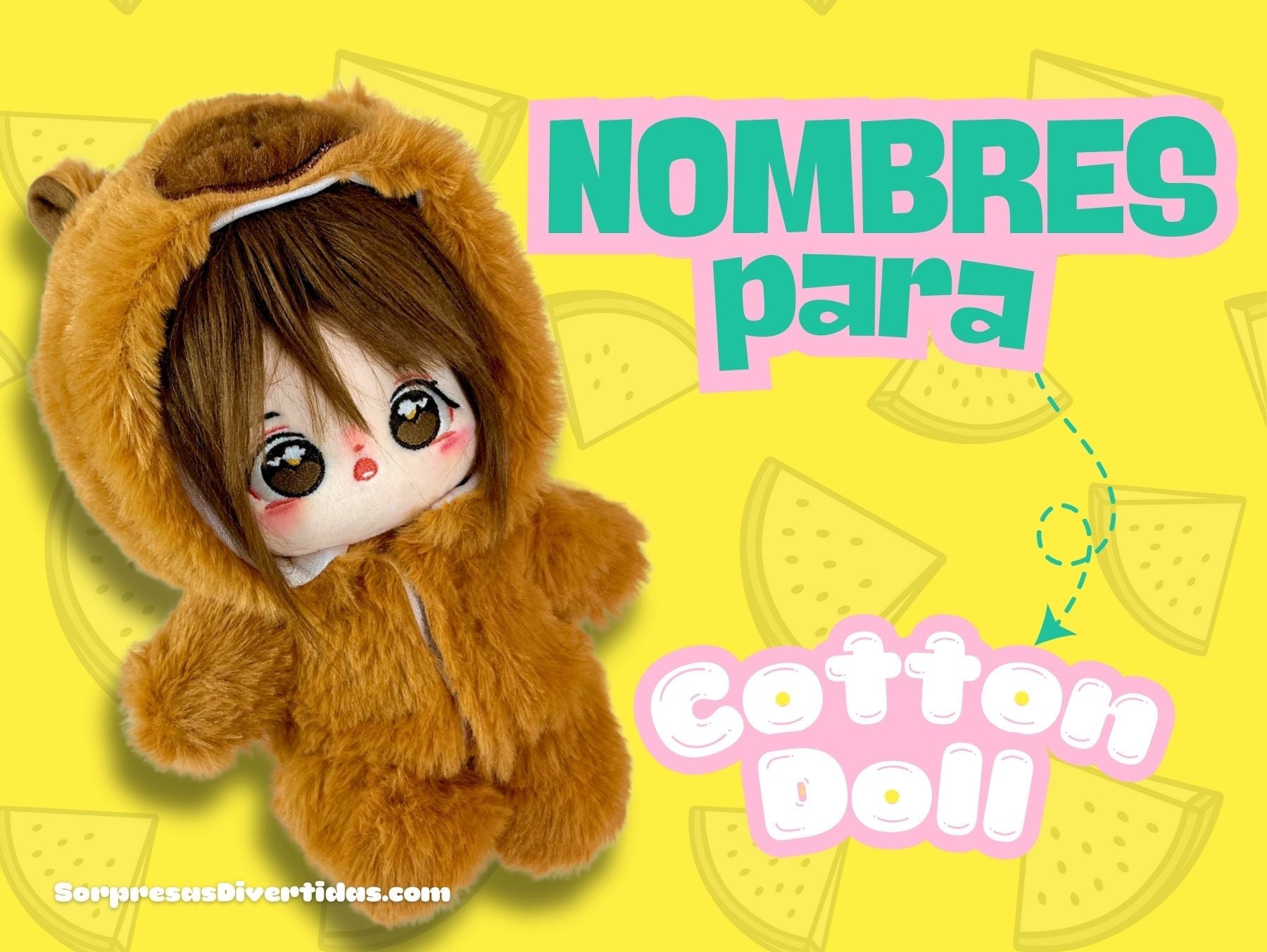 🌸 Nombres adorables y Kawaii para tu Cotton Doll 🌸