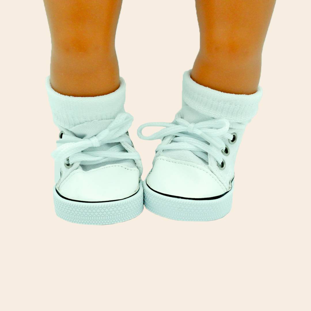 Shoes for dolls - Sneakers with socks