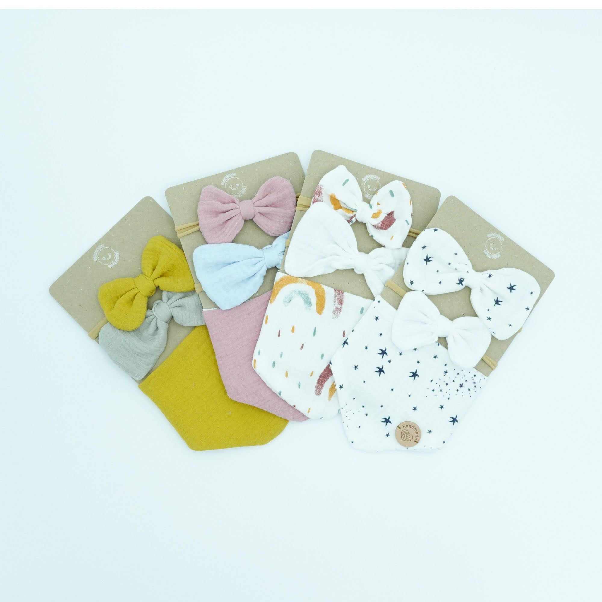 Bows and bandana set for Reborn Babies