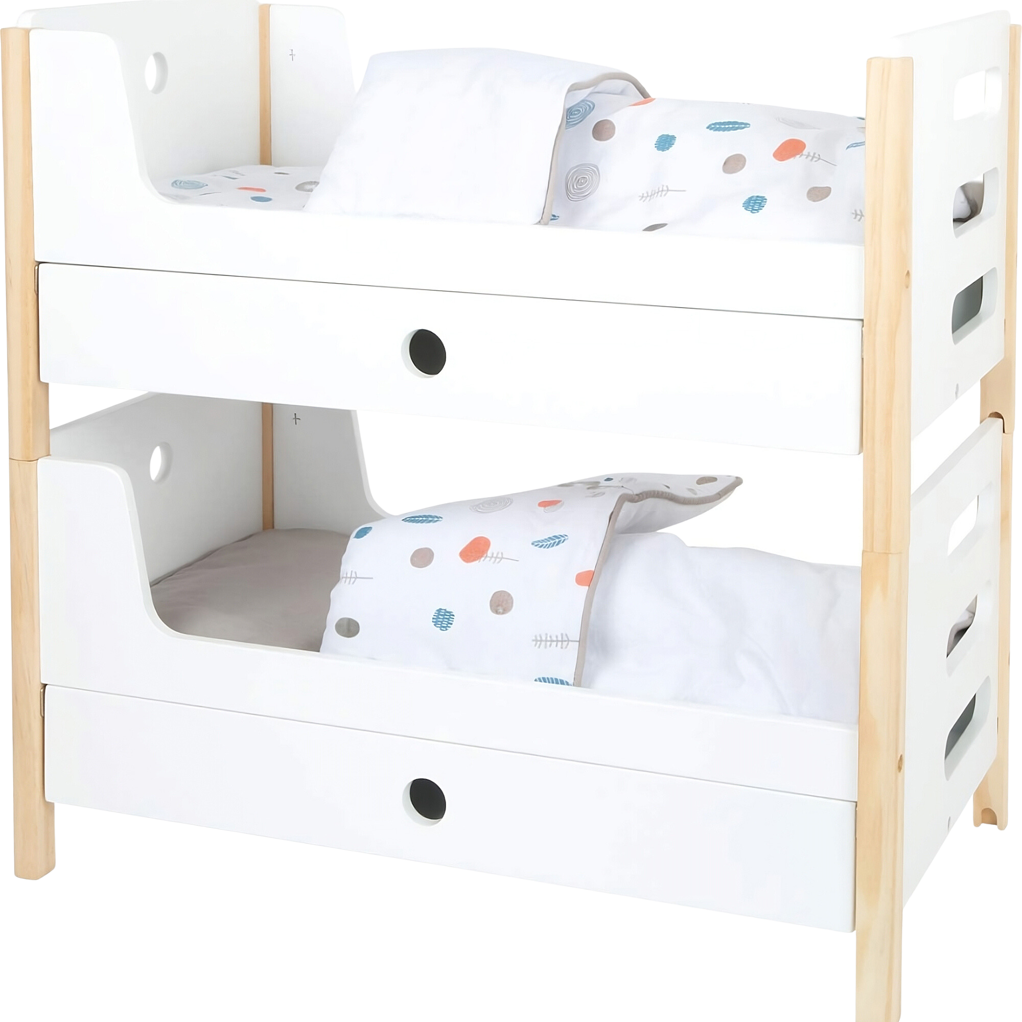 Wooden bunk beds for dolls "Little Button"