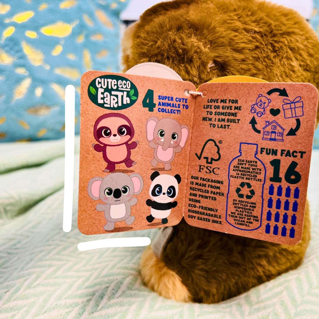 Fun Facts de los peluches Cute Eco Earth oso perezoso.