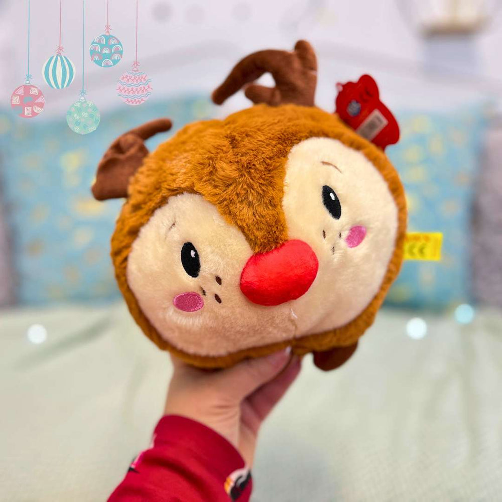 Round Christmas Plush Toys