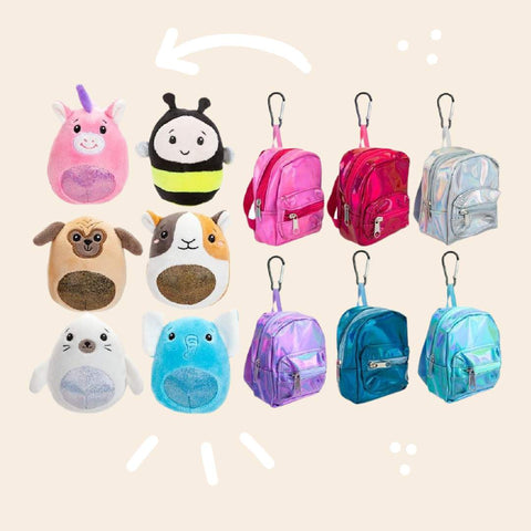 Mini Surprise Backpack - SQUISHY Plush Toys