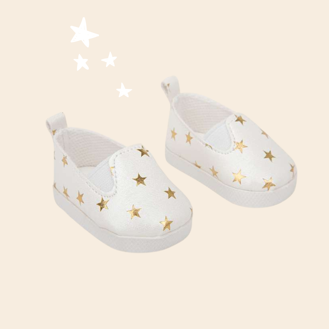 Zapatos estrellitas para muñeca